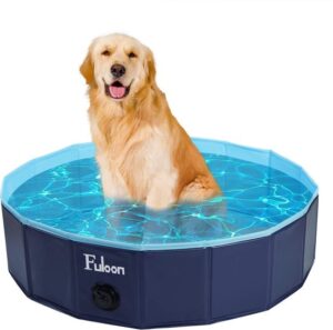 Fulon MyStud opvouwbaar hondenzwembad 160X30CM - EXTRA Stevig - Verkoeling voor huisdieren - Hondenbad - Honden zwembad – opvouwbaar zwembad