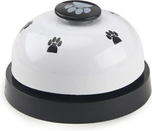 Hondenbel speeltje voor je hond - Wit Zwart - Bel voor honden