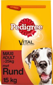 Pedigree Vital Protection Maxi Adult Brokken - Rund & Rijst - Hondenvoer - 15kg