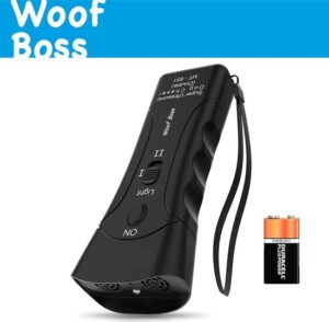 WOOF Boss® Diervriendelijk Anti Blaf Apparaat - 2020 - Anti-blafband - Blafband - Ultrasone frequentie - Anti-Blaf