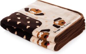 Smart Pet Love Snuggle Blanket Bruin Puppy - Hond & Kat - 122 x 81 cm