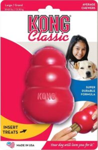 Kong Kauwbot - Hondenspeelgoed XL - Kauwspeelgoed - 150mm x 85mm x 79mm - Rood