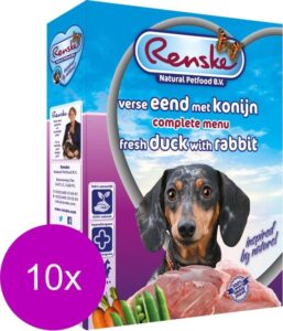 Renske Vers Vlees Hondenvoeding - Eend-Konijn - Hondenvoer
