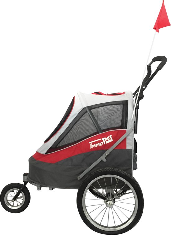 Innopet Sporty Dog Trailer Deluxe review en kopen Uitgelaten Hond