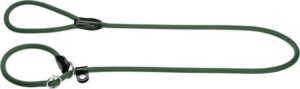 Hunter Retrieverlijn met Stop Freestyle - Hondenriem - Olijf - 10 mm x 170 cm