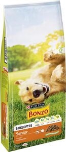 Bonzo Droog Senior - Hondenvoer Kip & Groenten - 15 kg