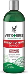 Vets best allergy itch relief shampoo