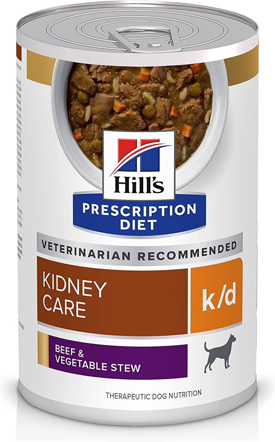 Hill's Prescription Diet k / d Kidney Care Beef & Vegetable Stoofpot Ingeblikt hondenvoer