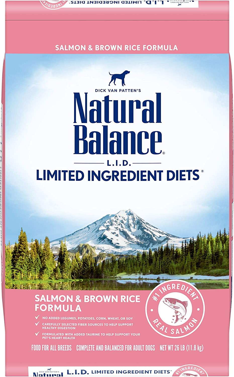 Natural Balance Limited Ingredient Dieet Zalm & Bruine Rijst