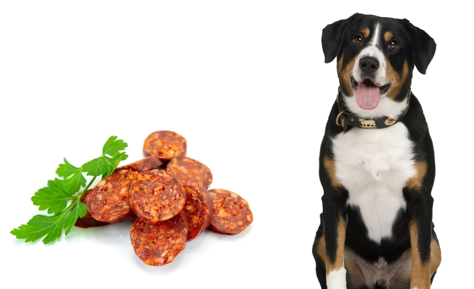 Mogen honden Chorizo eten